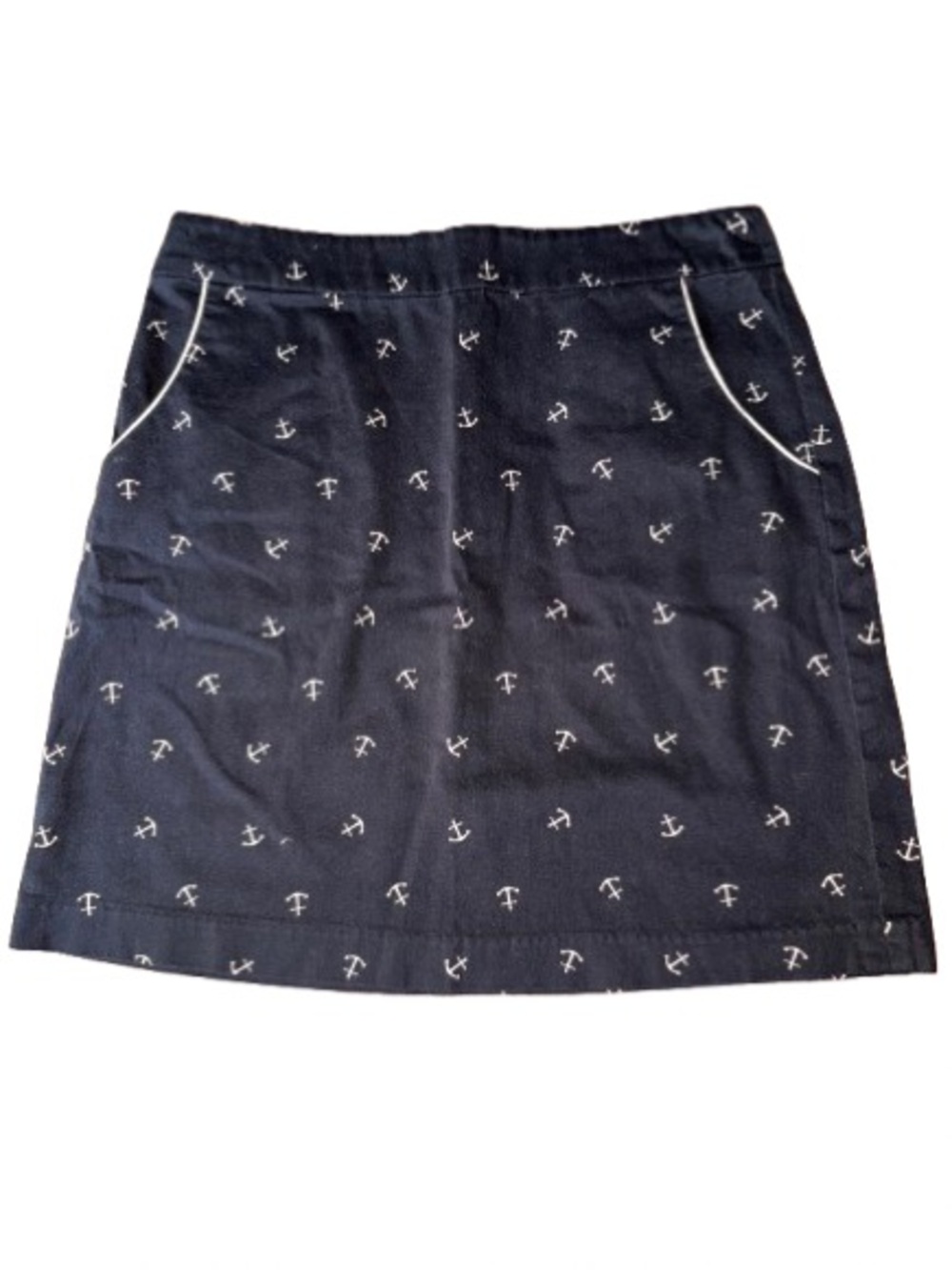 Darjoni black Anchor Print A-Line Skirt size 4